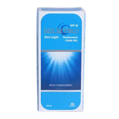 Solset Blu Extra Light Sunscreen Clear Gel 100ml