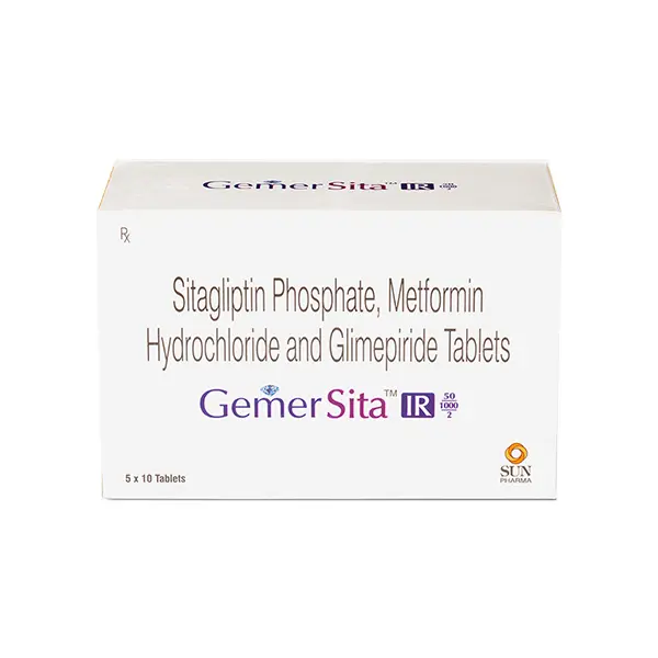 Gemer Sita IR 50/1000/2mg Tablet