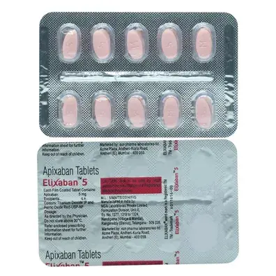 Elixaban 5mg Tablet 10s
