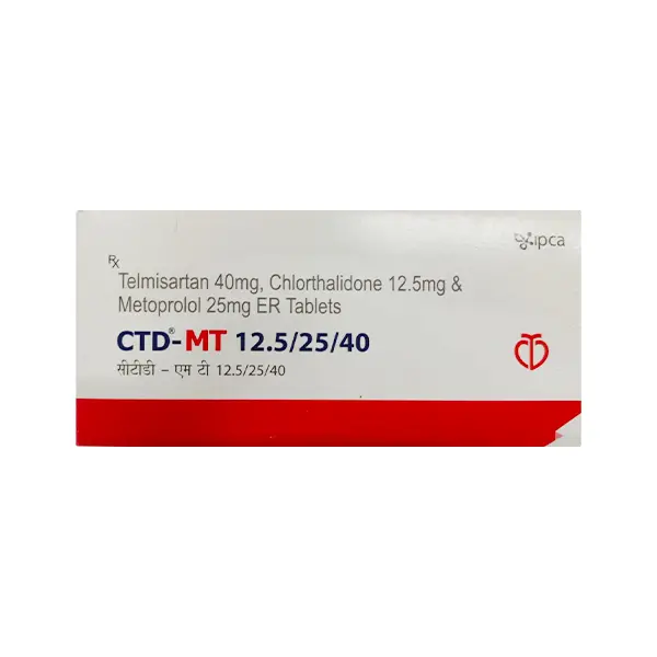 Ctd MT 12.5/25/40mg Tablet 10s