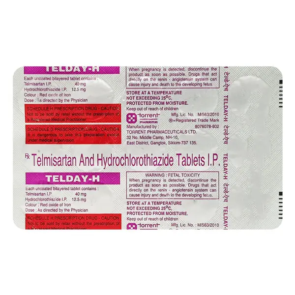 Telday H 40mg Tablet 15s