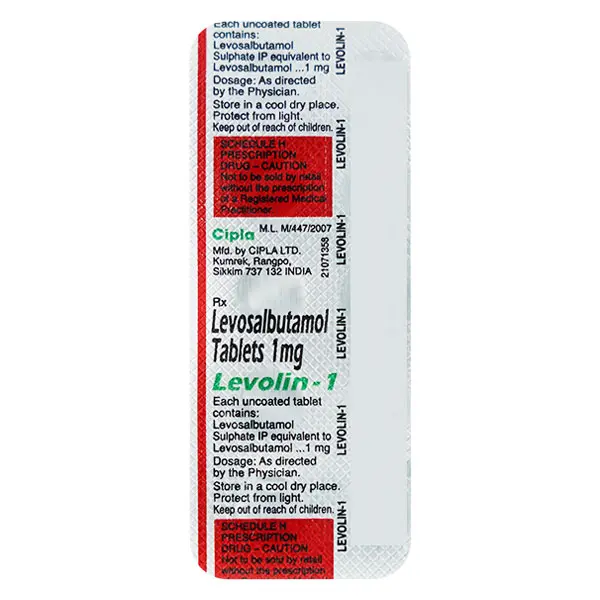 Levolin 1mg Tablet 10s