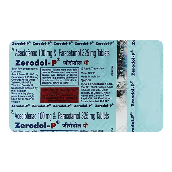 Zerodol P Tablet 100mg/325mg