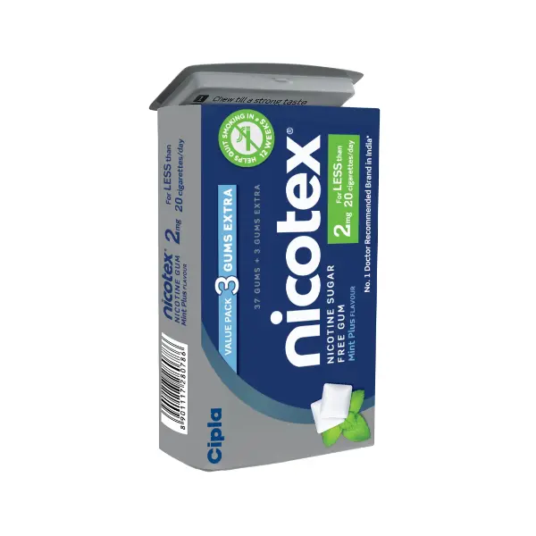 Nicotex 2mg Mint Plus Sugar Free Lozenges 40s