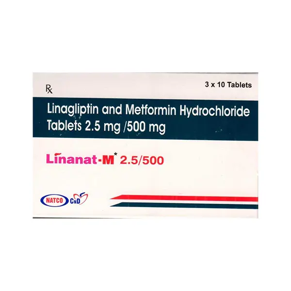 Linanat M 2.5/500mg Tablet 10s