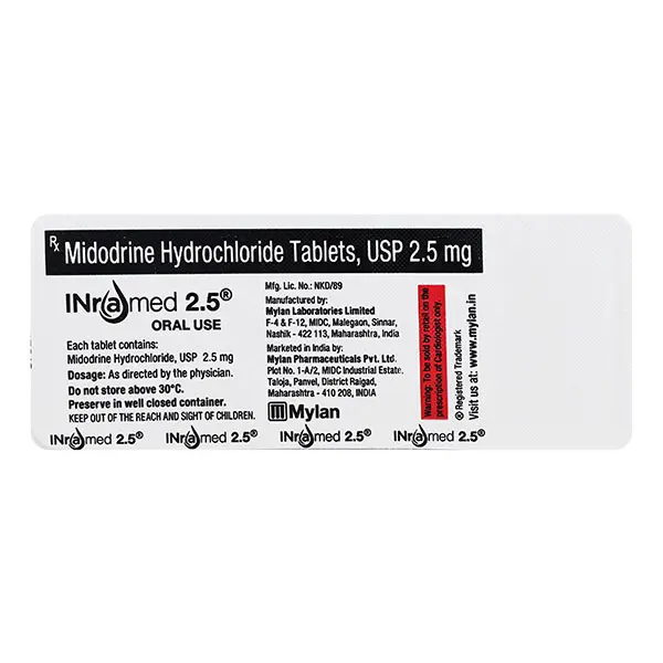 Inramed 2.5mg Tablet 10s