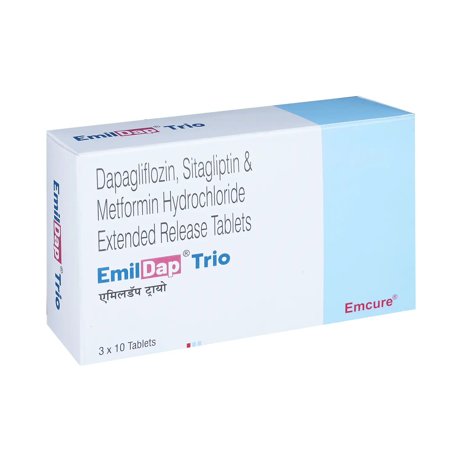 Emildap Trio Tablet 10mg/500mg/100mg 10s