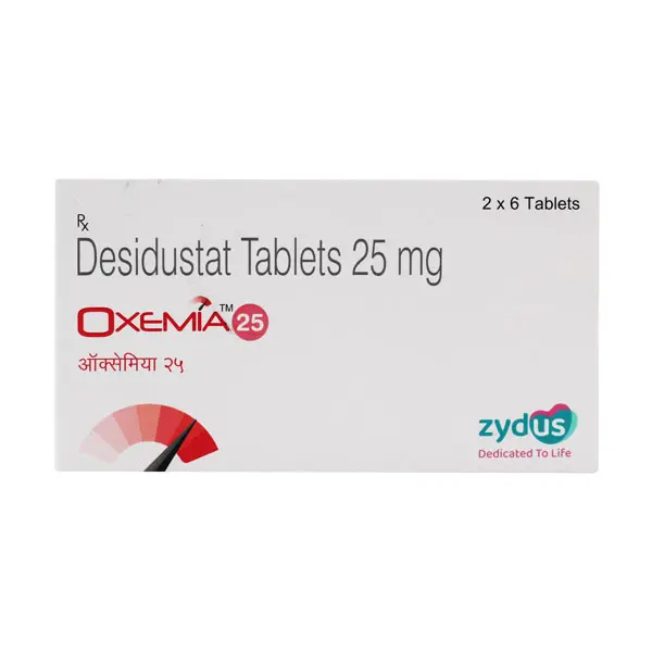 Oxemia 25mg Tablet 6s