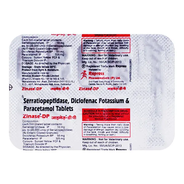 Zinase DP Tablet