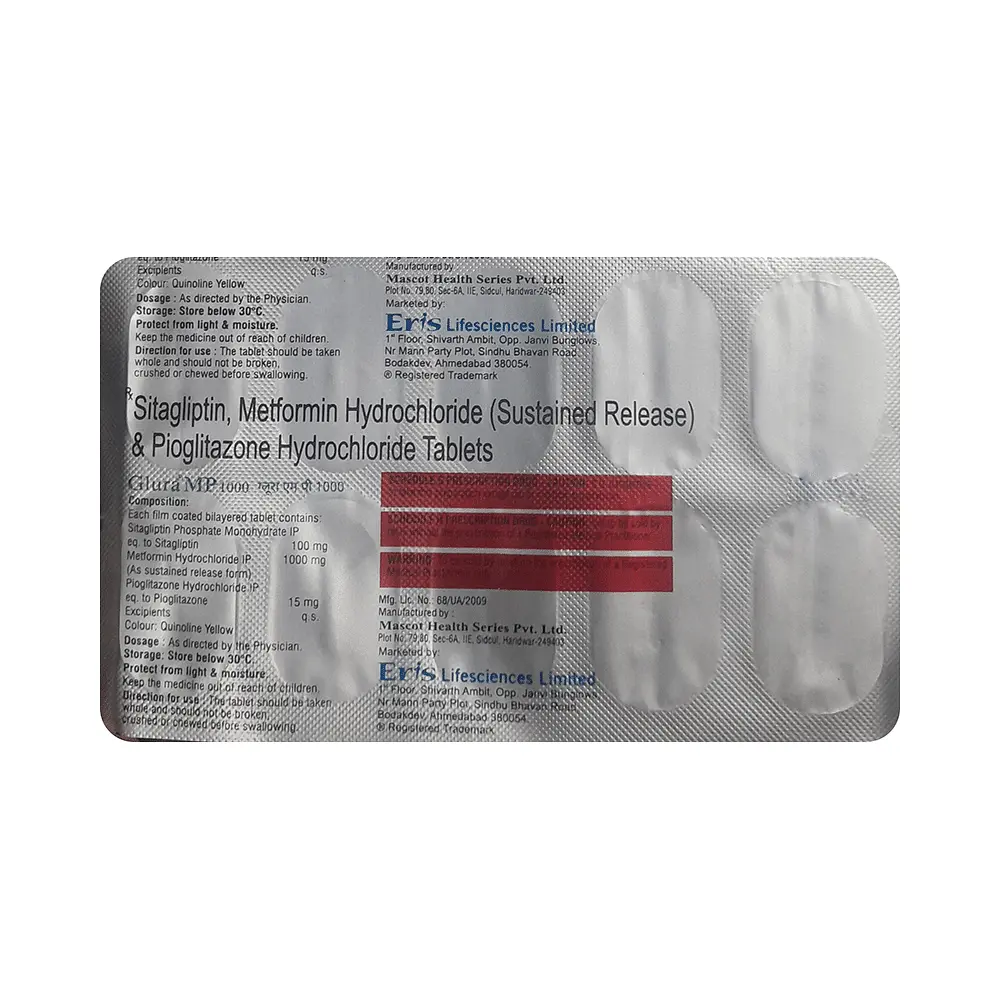 Glura MP 1000mg Tablet 10s