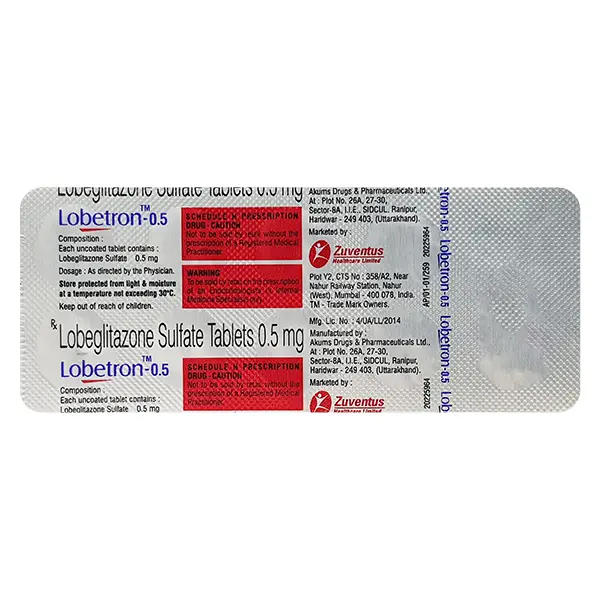 Lobetron 0.5mg Tablet 10s