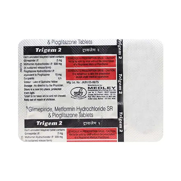 Trigem 2mg Tablet 10s