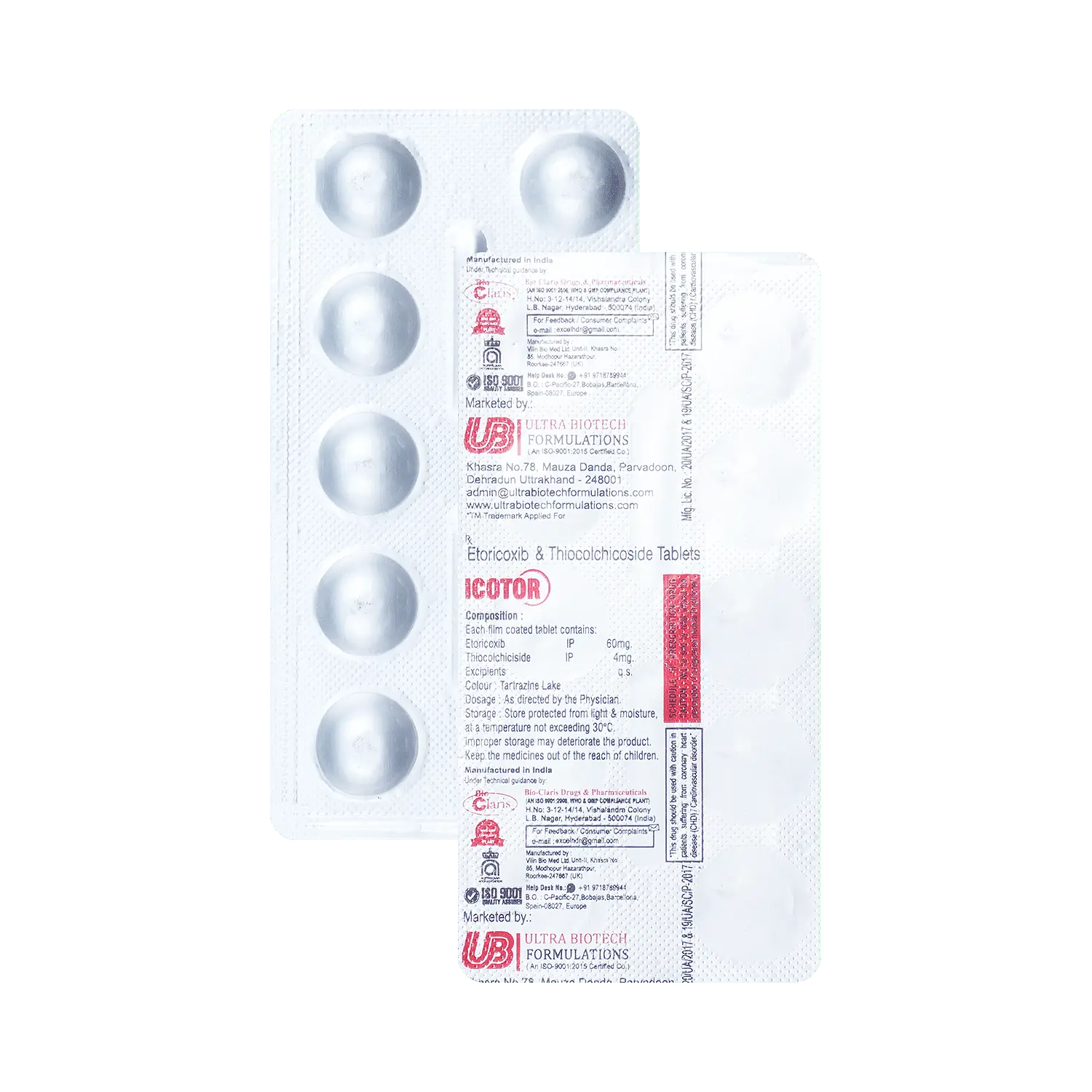Icotor 60mg/4mg Tablet 10s