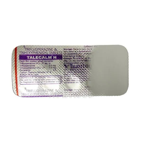 Talecalm H 2.5mg/1mg Tablet 10s