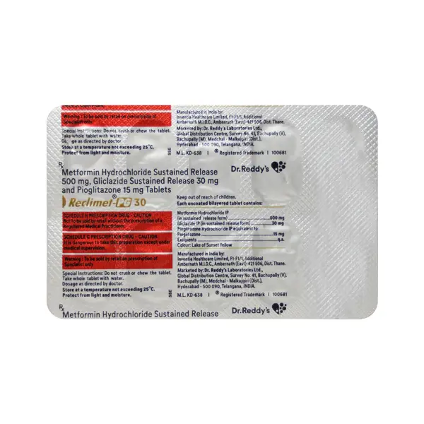 Reclimet PG 30mg Tablet 10s