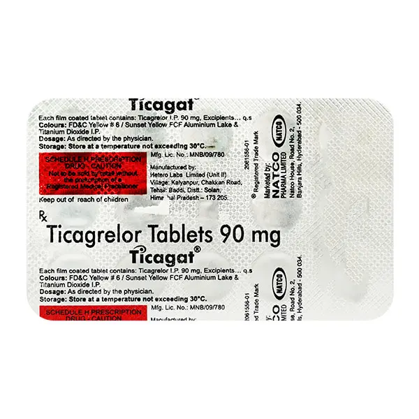 Ticagat 90mg Tablet 14s