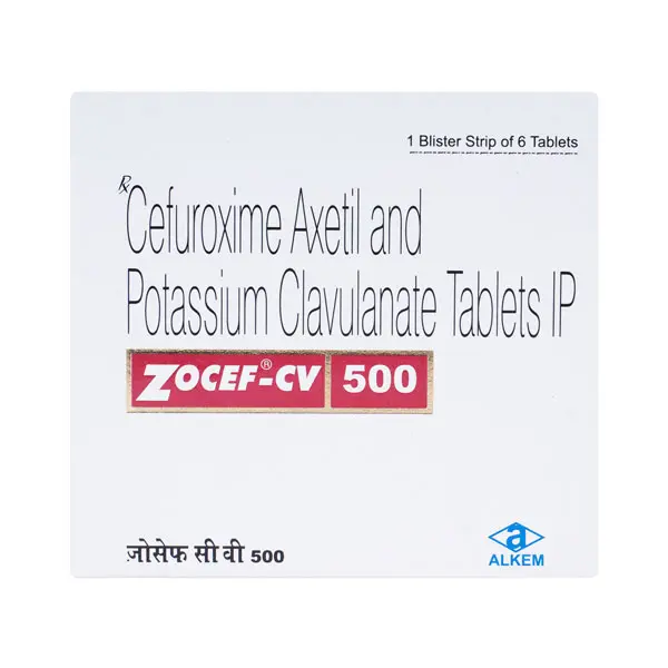 Zocef CV 500mg Tablet
