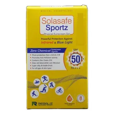 Solasafe Sportz Physical Sunscreen Gel SPF 50+ 50g