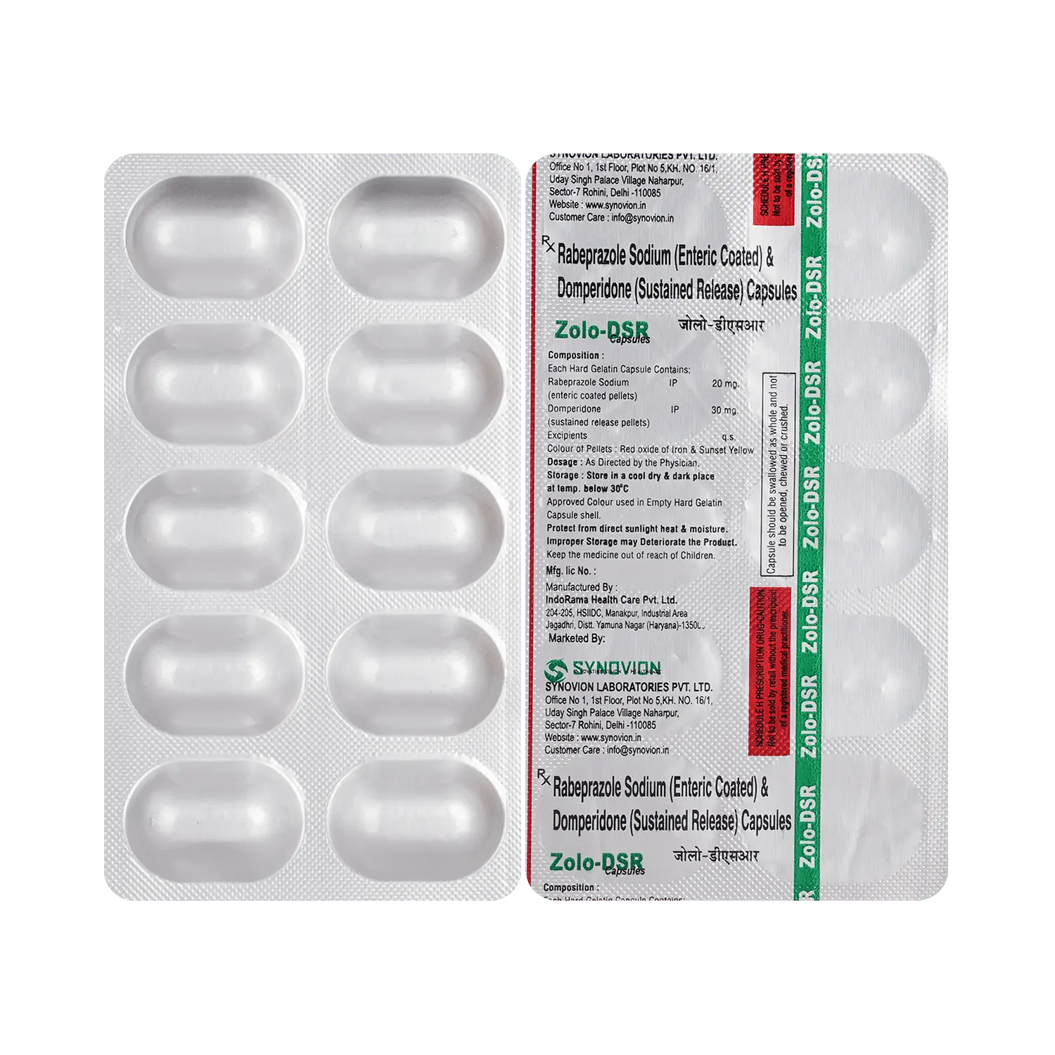 Zolo Dsr Capsule 10s