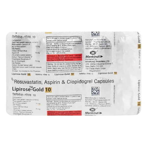 Lipirose Gold 10mg Capsule 10s