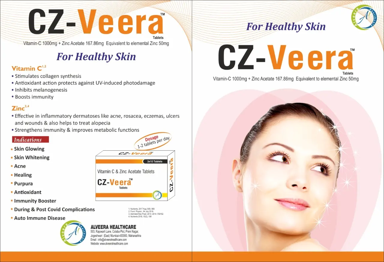 CZ Veera 1000mg/50mg Tablet 10s