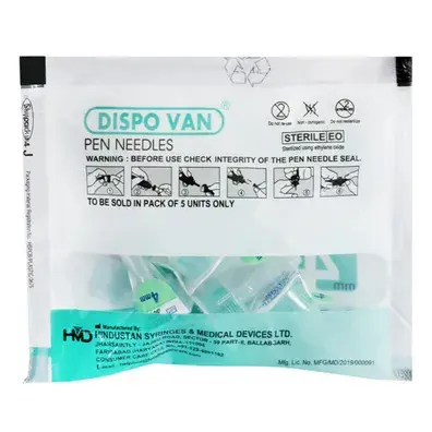 Dispovan Pen Needle 32g 4mm 5s