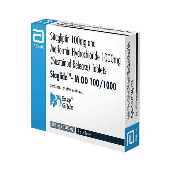 Siaglide M OD 100/1000 mg Tablet 15s