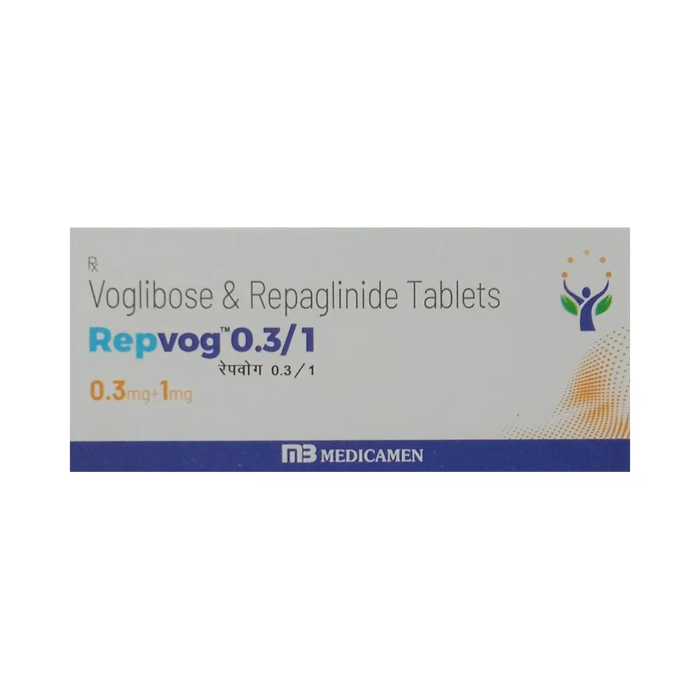 Repvog 0.3/1mg Tablet 10s