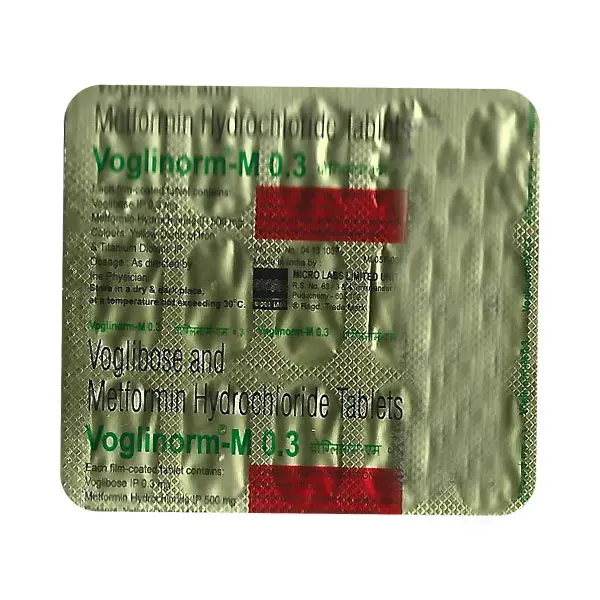 Voglinorm M 0.3 mg Tablet 15s