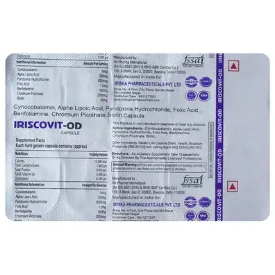 Iriscovit OD Capsule 10s