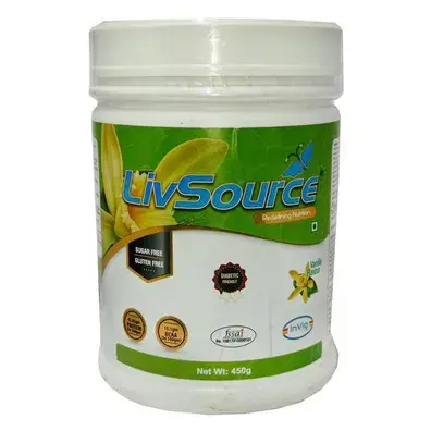 Livsource Vanilla Powder 450g 1s