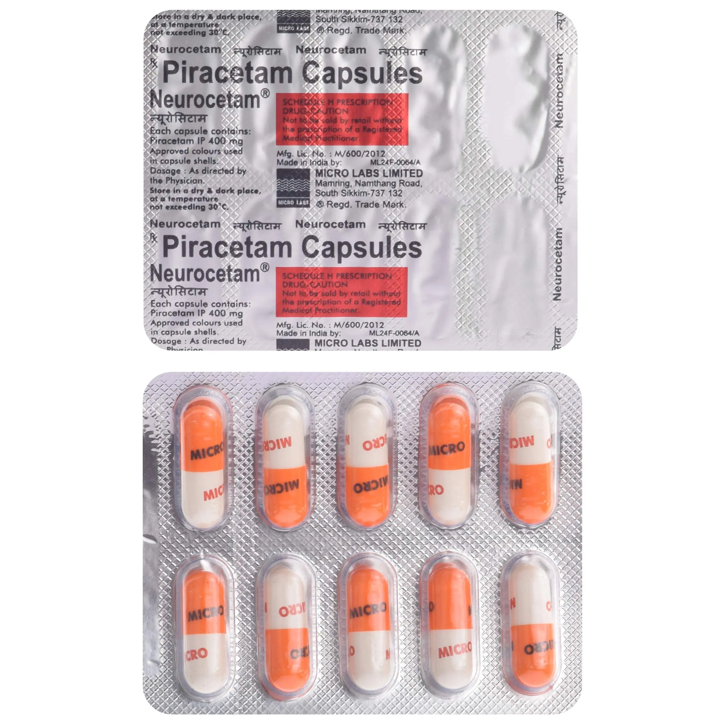 Neurocetam 400mg Capsule 10s