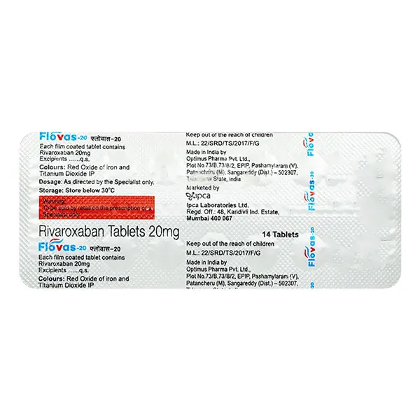 Flovas 20mg Tablet 14s