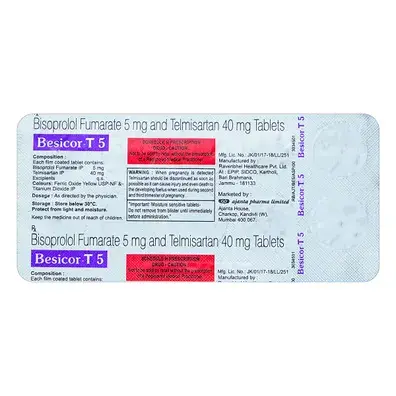 Besicor T 5mg Tablet 10s