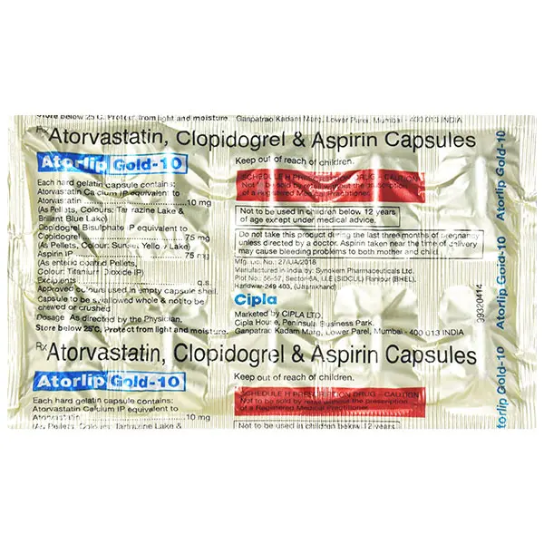 Atorlip Gold 10mg Tablet 10s