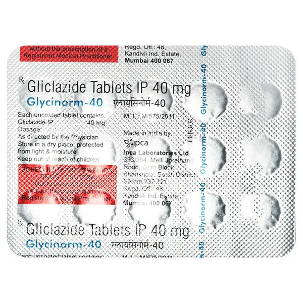 Glycinorm 40mg Tablet 15s