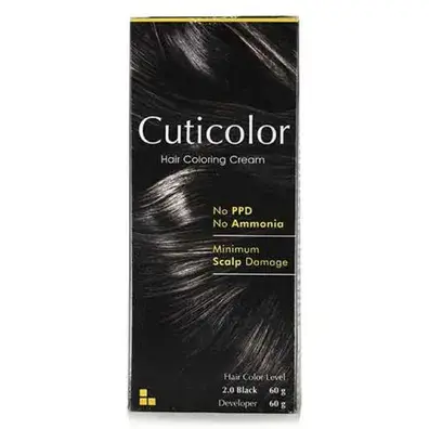 Cuticolor Black Hair Coloring Cream