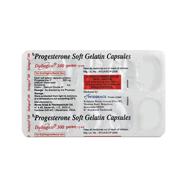 Dubagest 30mg Capsule 10s