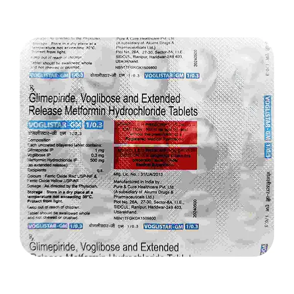 Voglistar G 1/0.3mg 15s