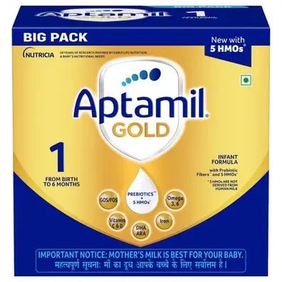 Aptamil Gold 1 Refill Powder 400g X 3 Pack 1.2kg