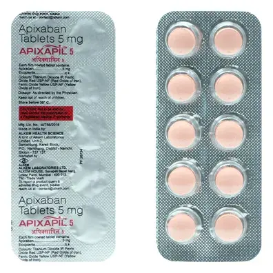 Apixapil 5mg Tablet 10s