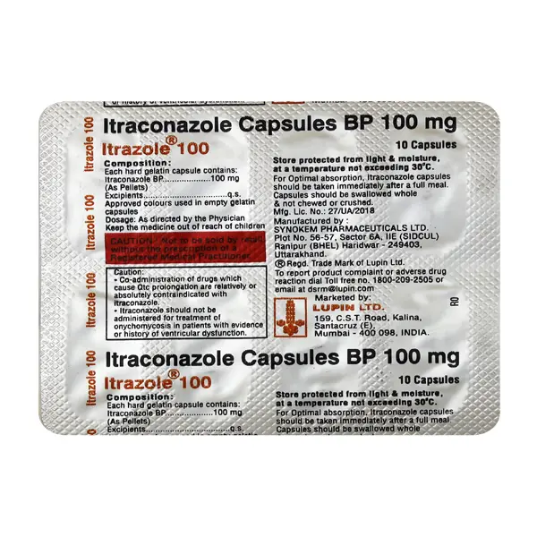 Intrazole 100 mg Tablet 10s