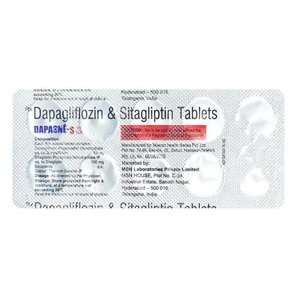 Dapaone S 10mg/100mg Tablet 10s