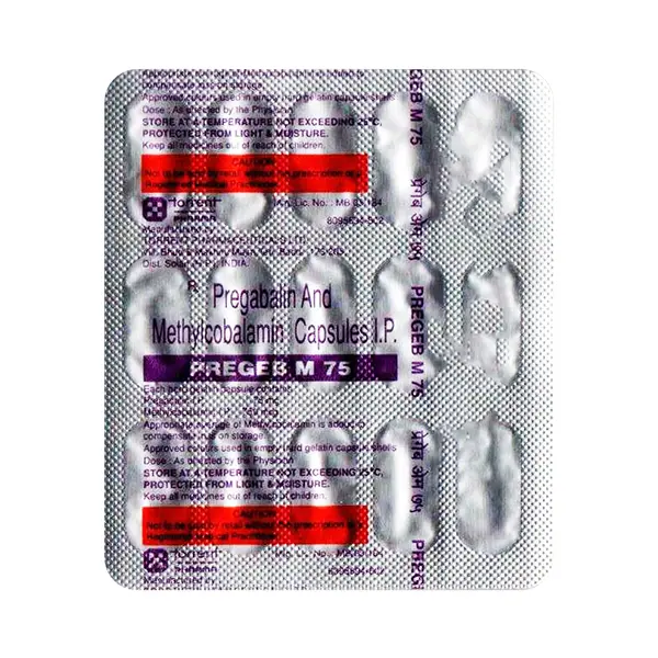 Pregeb M 75mg Capsule 15s