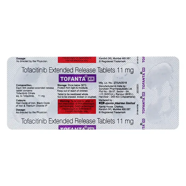 Tofatas XR 11mg Tablet 15s