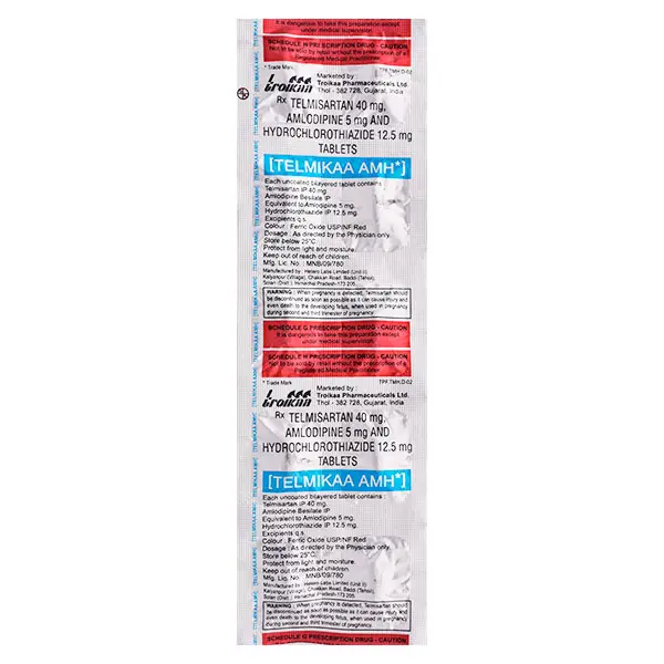 Telmikaa Amh Tablet 10s