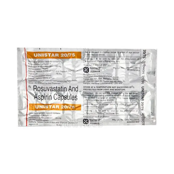 Unistar 20/75 mg Capsule 15s