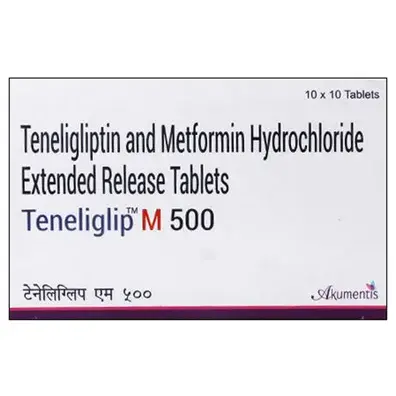 Teneliglip M 500mg Tablet 10s