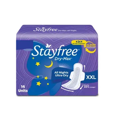 Stayfree Pads Drymax All Night 14s