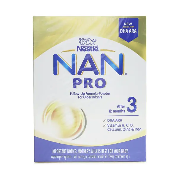 Nan Pro 3 Milk Powder Bib FU Formula 400g